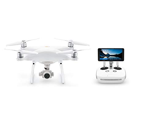 DJI Phantom 4 Pro Plus V2.0 - Drone Quadcopter UAV with 20MP Camera 1" CMOS Sensor 4K H.265 Video 3-Axis Gimbal, Remote Controller with 5.5" Screen, White (CP.PT.00000234.01)