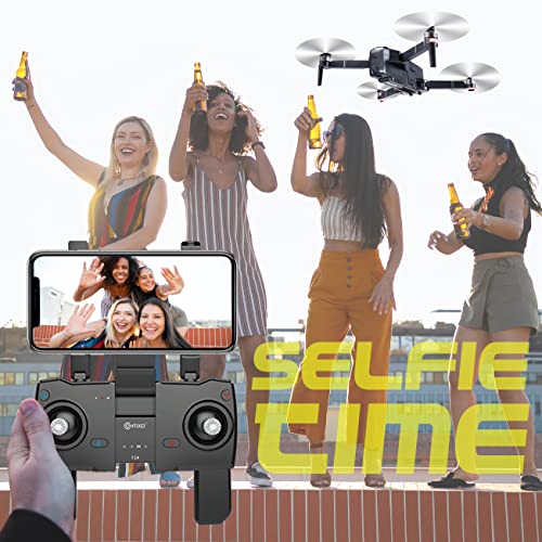 Contixo F24 Foldable Drone| FHD Gimbal Camera FPV Live Video for Adults, GPS RC Quadcopter with Brushless Motor, 5G WiFi, RTH, 30 Minute Flight Time, Selfie for Beginners w/Backpack