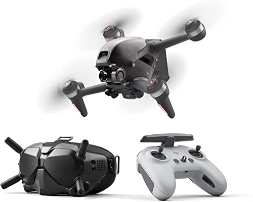 DJI FPV Combo - First-Person View Drone UAV Quadcopter Bundle with 128gb Card, Backpack, Landing Pad 4K Camera, S Flight Mode, Super-Wide 150° FOV, HD Transmission, Emergency Brake and Hover and More
