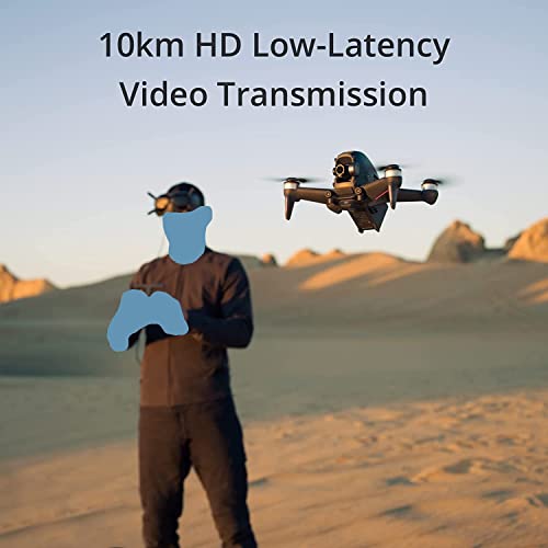 DJI FPV Combo - First-Person View Drone UAV Quadcopter Bundle with 128gb Card, Backpack, Landing Pad 4K Camera, S Flight Mode, Super-Wide 150° FOV, HD Transmission, Emergency Brake and Hover and More