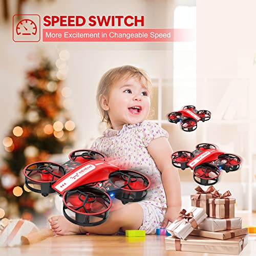 NEHEME NH330 Mini Drones for Kids Beginners Adults, RC Small Helicopter Quadcopter with Headless Mode, Auto Hovering, Throw to Go, 3D Flip and 2 Batteries, Indoor Flying Toys/Gift for Boys Girls