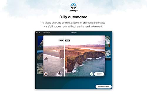 AirMagic - Drone Photography Enhancing Software by Skylum | Automatic Drone Photo Enhancing Software for PC & Mac | Remove Haze, Enhance the Sky, Reveal Details & Boost Image Colors