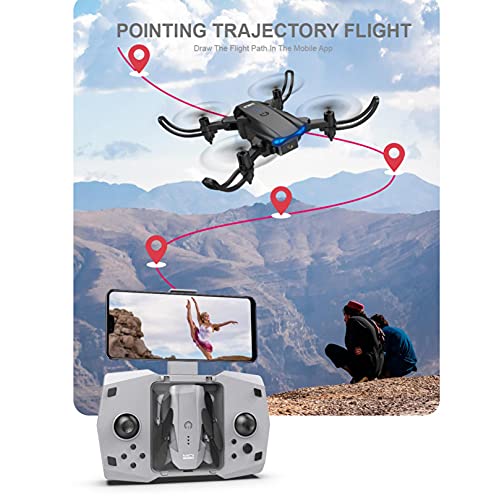KY906 Mini Profesional Drone For Kids&Adlut With 4k HD Dual/Single Camera FPV Remote Control Toys Gifts For Boys Girls With Speed Control, Mobile Phone Control, One Key Take Off/Landing, One-key Return (White,4K HD Dual Camera)