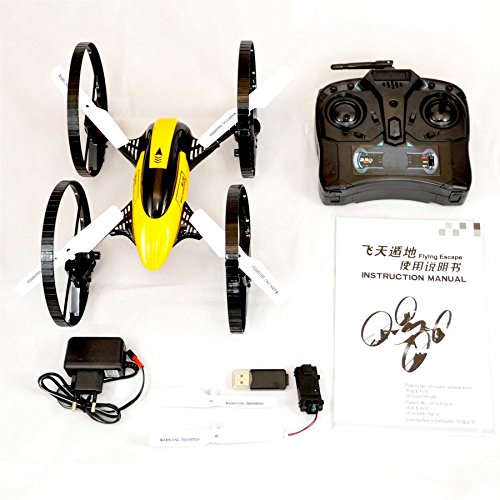 Shatchi 360 Degree RC Helicopter/ Car with Camera 4 Channel Drone Quadcopter 6 Axis with Camera
