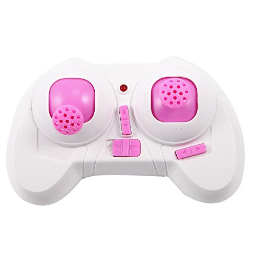 Cheerson CX-10 4CH 2.4GHz 6 Axis Gyro LED Rechargeable Mini Nano RC UFO Quadcopter - Pink
