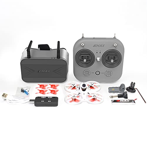 EMAX Tinyhawk 3 RTF Kit 1s FRSKY FPV Drone for Beginners with Controller and 5.6G Goggles Quadcopter Ready to Fly Kit