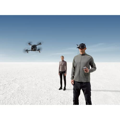 DJI FPV Combo - First-Person View Drone UAV Quadcopter with 4K Camera, S Flight Mode, Emergency Brake and Hover, (CP.FP.00000001.01) + Sling Backpack + 64GB Card + Cleaning Kit + Memory Wallet + More