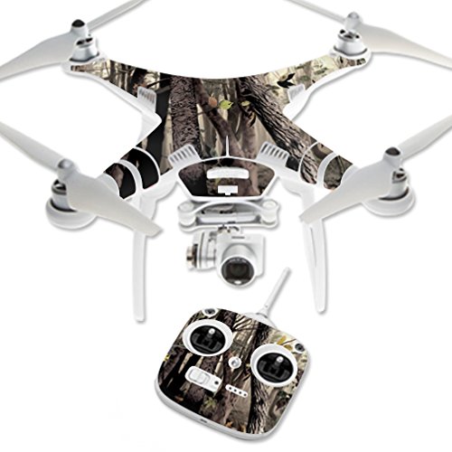 MightySkins Skin Compatible with DJI Phantom 3 Standard Quadcopter Drone wrap Cover Sticker Skins Tree Camo