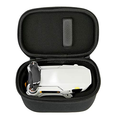 Rantow Mavic Mini 2 Drone Storage Box + Remote Controller Case, Hard Shell Carrying Handbag Compatible with DJI Mavic Mini 2 Drone with Free Carabiner