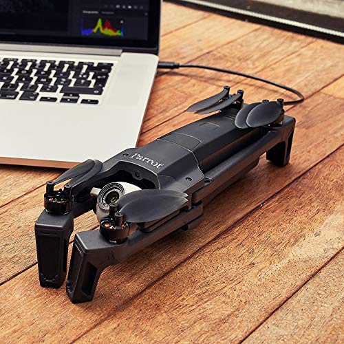 Parrot PF728000 ANAFI Drone, Foldable Quadcopter Drone with 4K HDR Camera, Compact, Silent & Autonomous, Realize your shots with a 180° vertical swivel camera, Dark Grey