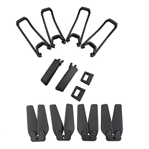 sea jump Accessory kit for E58 S168 JY019 Folding Quadcopter Spare Parts Remote Drone Propeller Protective Cover Landing Gear Black