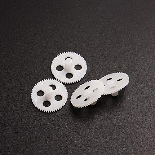 Acxico 2Set Motor Gear and Main Gear Assembly of RC Quadcopter Drone Parts Syma X5 X5C X5SC