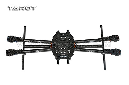 Tarot 650 Carbon Fiber 4-Axis Aircraft Fully Folding FPV Drone UAV Quadcopter Frame Kit for DIY Aircraft Helicopter TL65B01