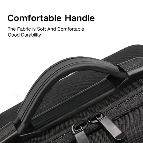 YueLi Mavic 3 Case Waterproof Hard Carrying Case with Shoulder Strap for DJI Mavic 3 Fly More Combo Accessories (Black)