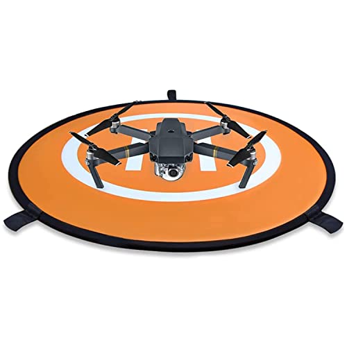 Drone Landing Pads, KINBON Waterproof 28'' Universal Landing Pad Fast-fold Double Sided Quadcopter Landing Pads for RC Drones Helicopter DJI Spark Mavic Pro Phantom 2/3/4 Pro Inspire 2/1 3DR Solo