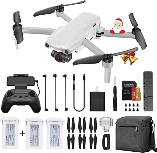Autel Robotics EVO Nano Plus Premium Bundle, 2023 NEWEST 249g Mini Professional Drone with 4K RYYB HDR Camera, 50 MP Photos, 1/1.28" CMOS, 3-Way 360° Obstacle Avoidance, PDAF + CDAF Focus, 10km (6.2 Miles) 2.7K HD Video Transmission, No Geo-Fencing, EVO Nano+ Extra 64G SD Fly More Combo (White)