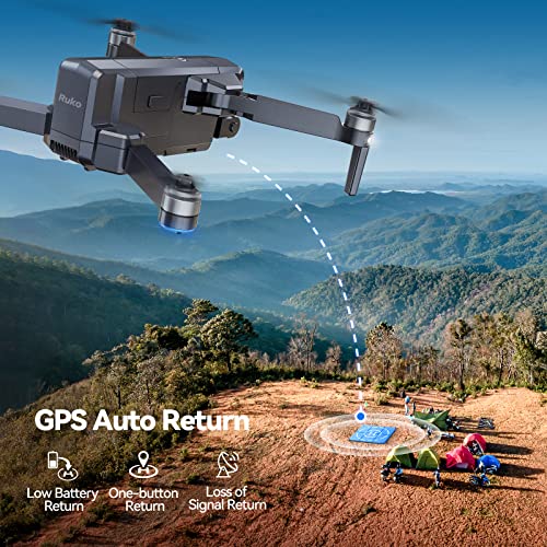 Ruko F11GIM2/F11MINI Drones with Camera for Adults 4K, Long Flight Time GPS Auto Return and Follow Me Quadcopter with Brushless Motors