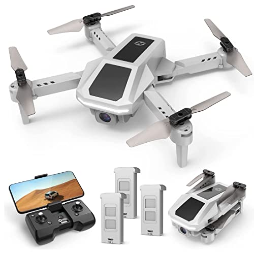 Holy Stone Drone with Camera for Adults, HS430 FPV HD 1080P Video Aircraft for Beginner, Foldable Hobby RC Quadcopter,Toys Gifts with Circle Fly, Throw to Go, 3 Batteries 39 Mins Long Flight Time