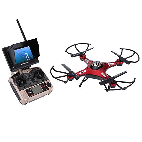 Original JJRC H8D 5.8G RC FPV Quadcopter Headless Mode/One Key Return RTF Drone with 2.0MP Camera FPV Monitor LCD