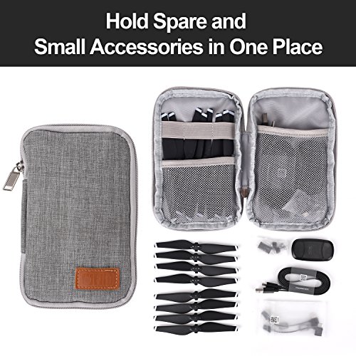 Lykus Titan MA100 Hard Case for DJI Mavic Air, Perfectly Fit DJI Mavic Air Fly More Combo and More Items, Storage Bag Included for Spare Parts