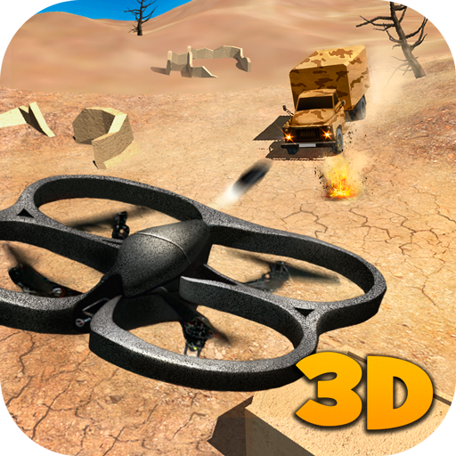 Machine Gun Quadcopter Simulator: Gunner Multirotor Sim |Minigun Drone Flying Simulator | Armed Forces Shadow Drone Flight Simulator Game
