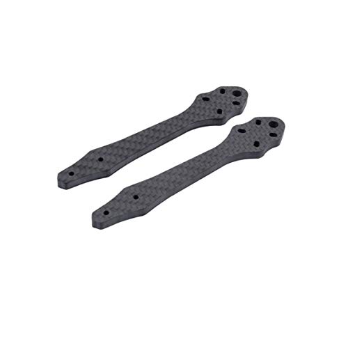 YoungRC 3K Full Carbon Fiber 5.5mm Thickness Replacement Spare Arm for 5inch 225mm FPV Racing Drone Quadcopter(2 Pcs)