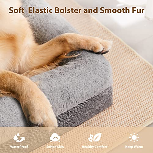 Orthopedic Washable Dog Bed for Large Dogs