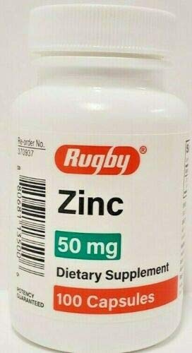 Rugby Zinc 50 mg 100 Capsules