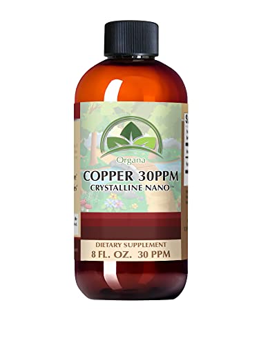 The Best Nano Colloidal Copper - 30 PPM of Colloidal Copper - Colloidal Minerals -Colloidal Copper Liquid