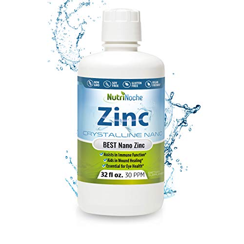 NutriNoche Pure Crystalline Liquid Zinc Supplement - 30 PPM - Colloidal Minerals