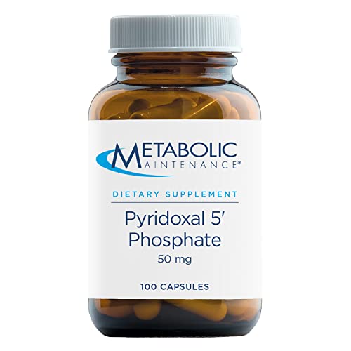 Metabolic Maintenance Pyridoxal 5 Phosphate - 50mg P-5-P (Bioavailable Form of Vitamin B6) for Neurotransmitter Support, No Fillers (100 Capsules)