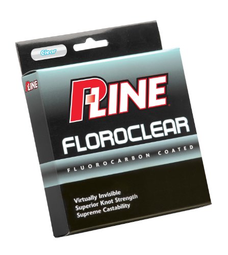 P-Line Floroclear Fluorocarbon Coated Low Memory Copolymer Filler Spool, 8lb-300yd, Clear, 8-Pound, 300-Yard