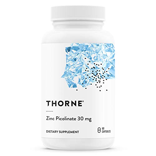 Thorne Zinc Picolinate 30 mg - Well-Absorbed Zinc Supplement for Growth and Immune Function