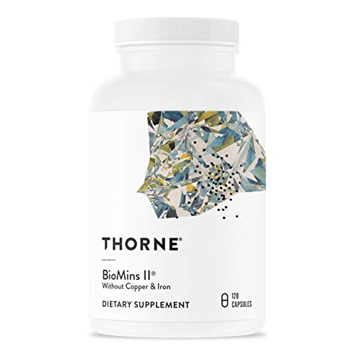 Thorne BioMins II - Comprehensive Multi-Mineral Supplement Without Copper and Iron - 120 Capsules