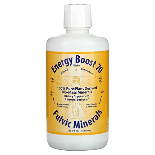 Energy Boost 70 Fulvic Minerals Trace Elements Vitamins and Amino Acids Morningstar Minerals