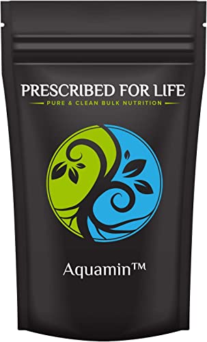 Prescribed For Life Aquamin (F) Powder | Red Marine Algae Rich in Plant Based Calcium and Vegan Vitamin D3 | 72 Trace Minerals | Natural Joint Support Supplement