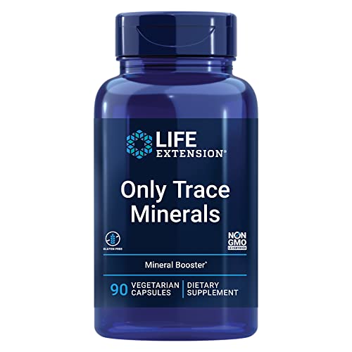 Life Extension Only Trace Minerals - A Daily Dose of Zinc, Chromium, Boron, Vanadyl sulfate & More – For Healthy Immune Function & Well-Being -Non-GMO, Gluten-Free - 90 Vegetarian Capsules
