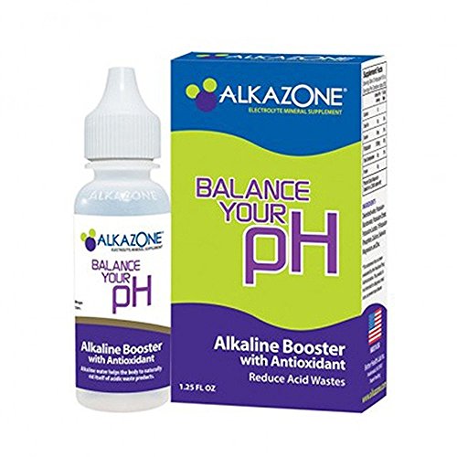 Alkazone Alkaline Booster Drops with Antioxidant, 1.2 Fluid Ounce (Pack of 4)