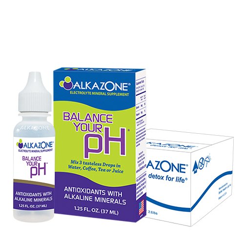 ALKAZONE Balance Your pH (Antioxidants Alkaline Mineral Booster & Supplements) (6-Pack)