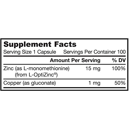 Jarrow Zinc Balance 15 mg