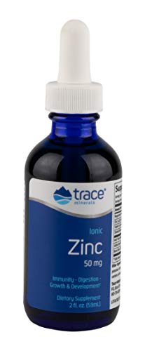 Trace Minerals | Liquid Ionic Zinc | 50 mg Zinc with Magnesium | Supports Immune System, Digestion, Growth, & Development | For Kids and Adults | 45 servings, 2 fl oz (1 Pack)