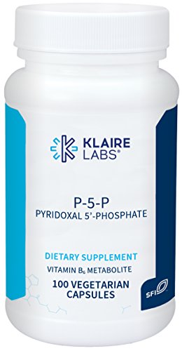 Klaire Labs P-5-P - 30 Milligrams of Bioactive Vitamin B6 Pyridoxal-5-Phosphate for Metabolic & Liver Support, Hypoallergenic (100 Capsules)