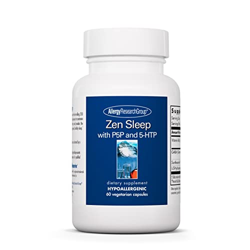 Allergy Research Group - Zen Sleep - Vitamin B6, GABA, L-Theanine, 5-HTP - 60 Vegetarian Capsules