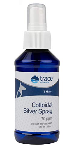 Trace Minerals | TMpet Colloidal Silver Spray | Dietary Supplement for Dogs, Cats and Animals | Optimize Health & Combat Bad Breath | 4 fl. oz. (118 ml)