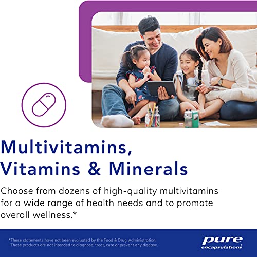 Pure Encapsulations Mineral 650 Without Copper & Iron | Hypoallergenic Combination of Balanced Chelated|Minerals | 180 Capsules