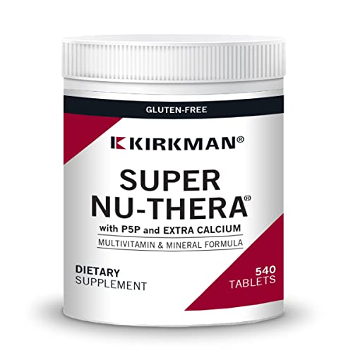 Kirkman Super Nu-Thera® with P5P and Extra Calcium | 540 Tablets | Multi Vitamins