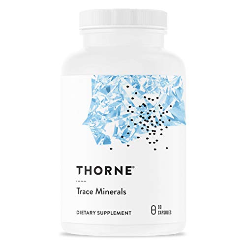 Thorne Trace Minerals - Dietary Supplement with Zinc, Boron & Selenium - Chelated Forms - Comprehensive Formula - 90 Capsules