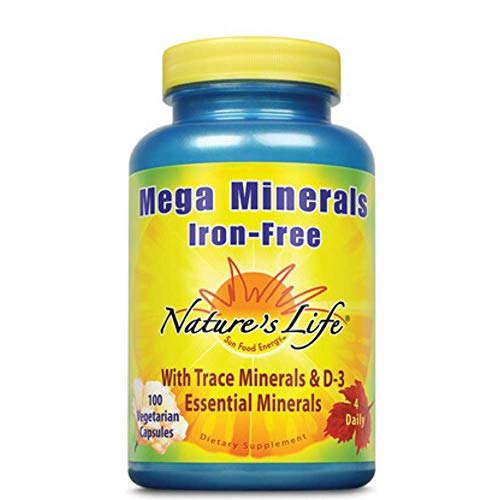 Nature's Life Mega Minerals w/No Iron | 100 CT