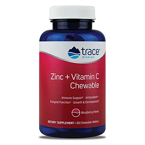 Trace Minerals Research Raspberry Chewable Zinc 60 Count, 60 CT