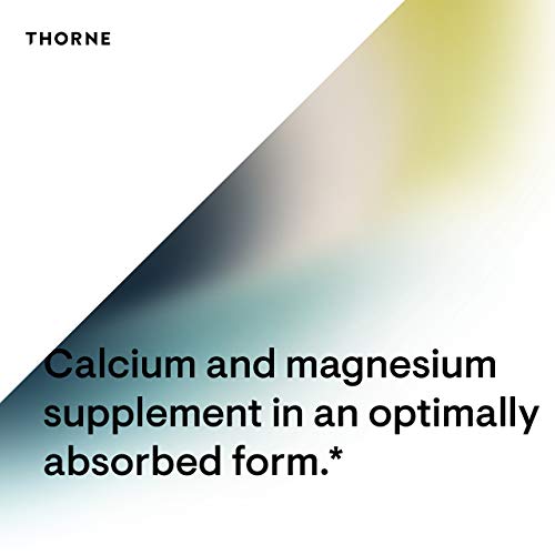 Thorne Cal Mag Citrate + Vitamin C - Effervescent Powder - Calcium and Magnesium Supplement with Vitamin C for Stress Relief - 7.5 Oz